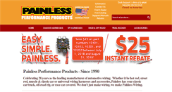 Desktop Screenshot of painlessperformance.com